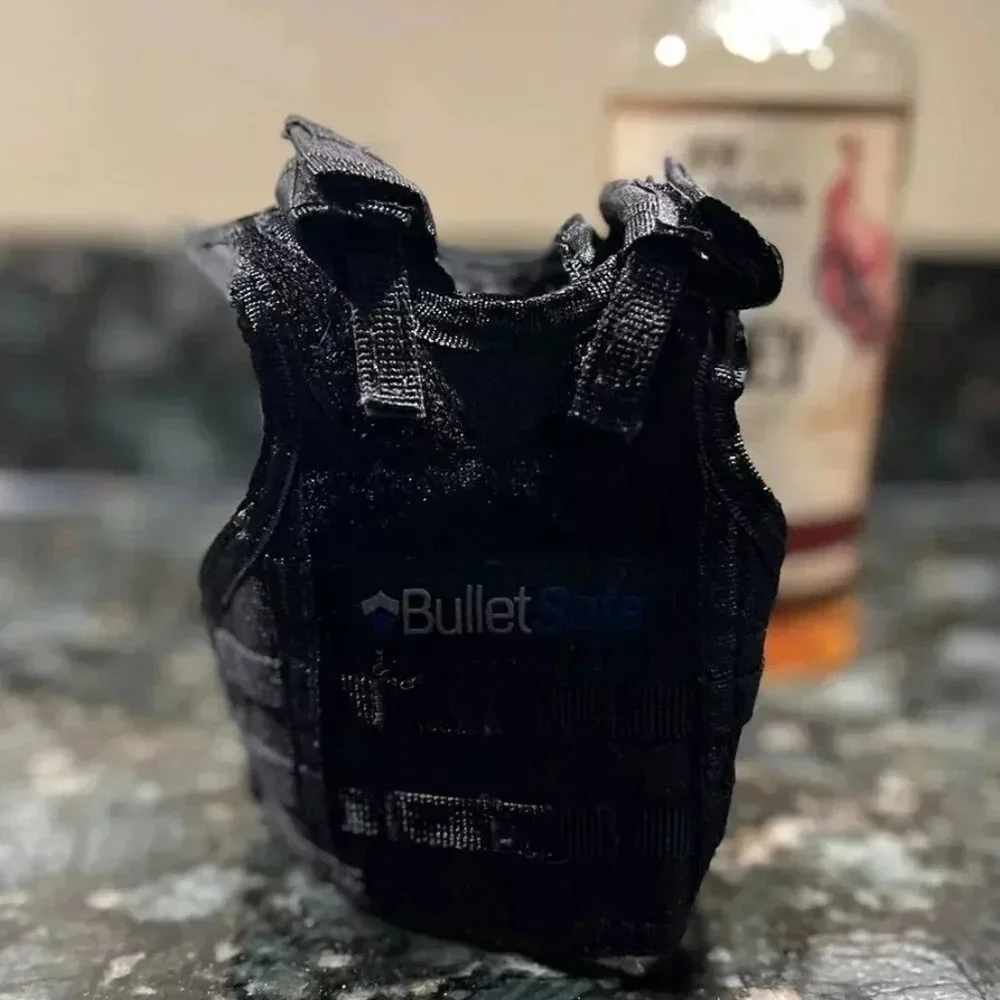 NEW Tactical Bullet Safe Black Vest Bottle Insulator * Shot Show Swag 2023